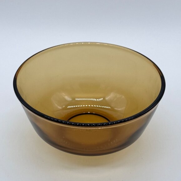 Vintage Anchor Hocking Amber Glass Mixing Bowl - Picture 2 of 7